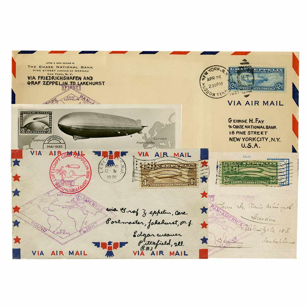 Lot image - United States, 1930 Graf Zeppelin Issue