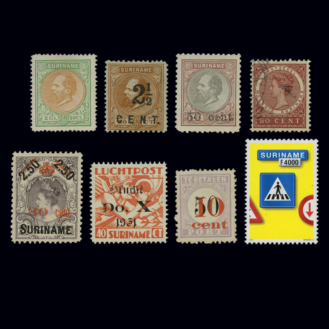 Lot image - Suriname, 1873 to 2002 Mint Stamp Collection