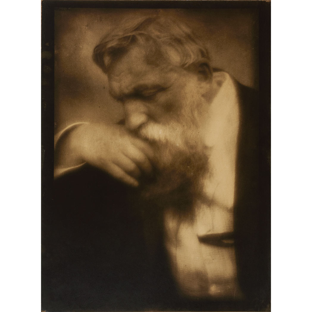 Lot image - STEICHEN, EDWARD (1879-1973)  Portrait of Auguste Rodin