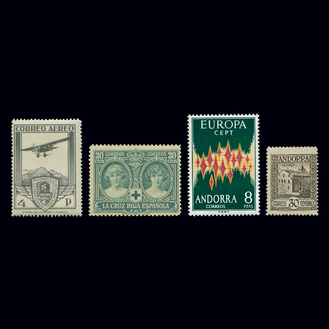 Lot image - Andorra and Spain Stamp Collection