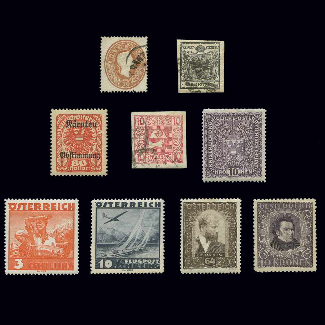 Lot image - Austrian Stamp Collection 1850 to 1935