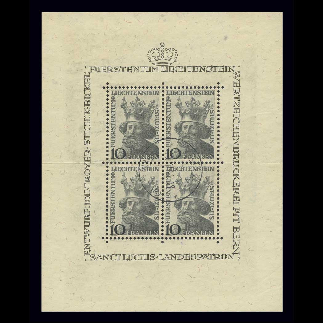 Lot image - Liechtenstein Mint Sheets 1941 to 1979