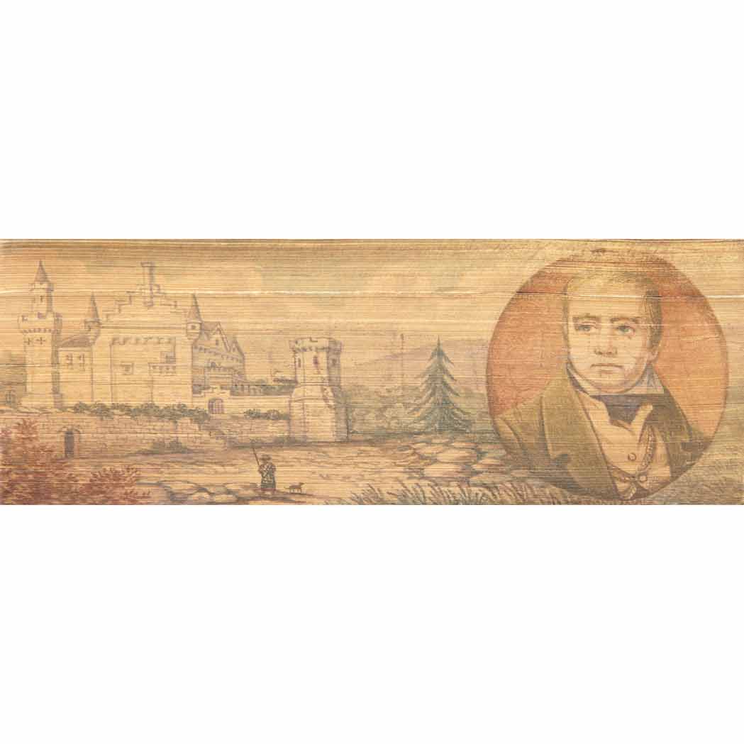 Lot image - [FORE-EDGE PAINTING]  The Poetical Works of Sir Walter Scott Bart