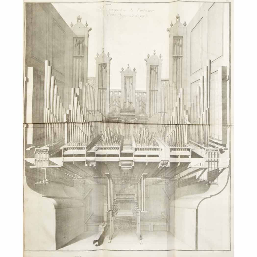 Lot image - [COMPUTERS]  BEDOS DE CELLES, [FRANCOIS]. [Descriptions des Arts et Metiers]. L'Art du Facteur D'Orgues