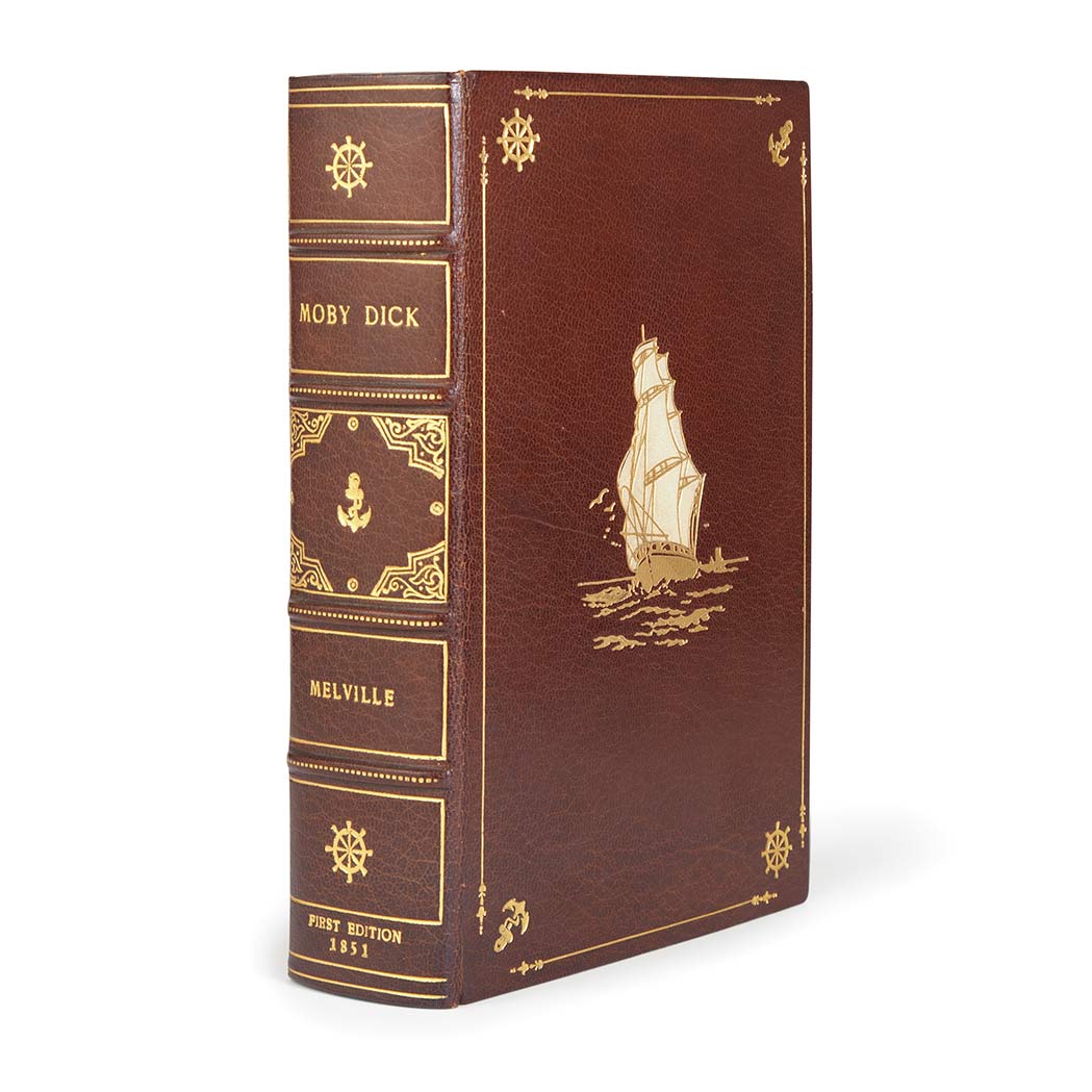 Lot image - MELVILLE, HERMAN  Moby-Dick; Or, The Whale