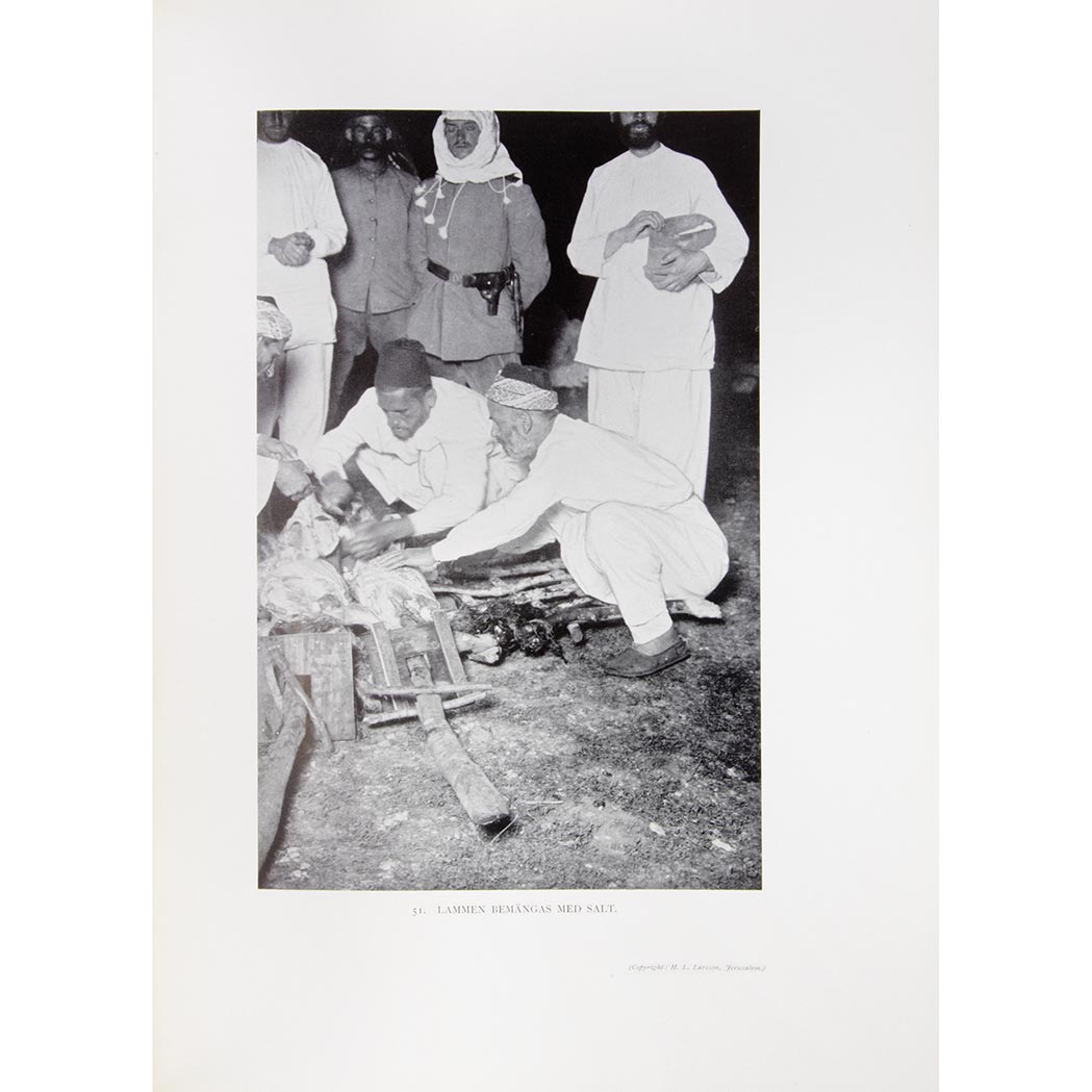 Lot image - [TRAVEL]  WHITING, JOHN D. Samaritanernas Paskfest