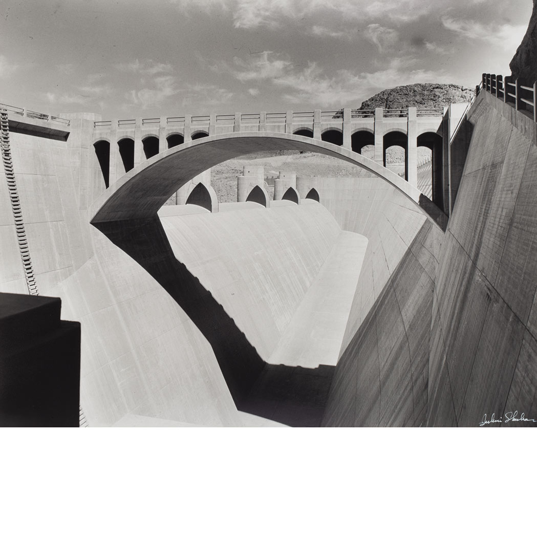 Lot image - SHULMAN, JULIUS (1910-2009) [Boulder Dam Spillway, 1930s?].