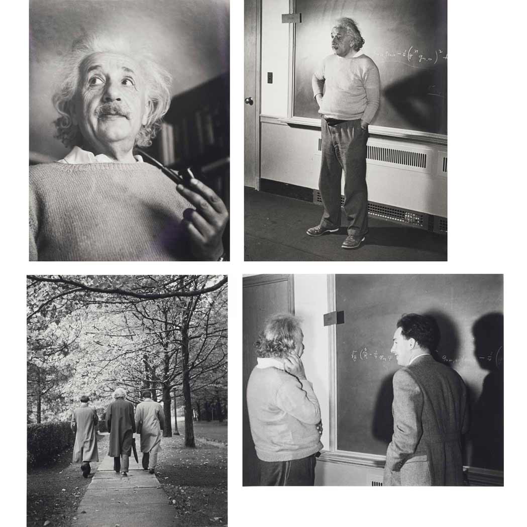 Lot image - [EINSTEIN] AIGNER, LUCIEN (1901-1999) Einstein at Princeton, 1941