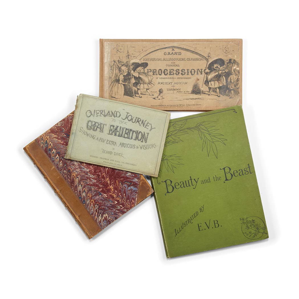 Lot image - [CHILDRENS BOOKS] Group of four works, including Eleanor Vere Boyle Beauty and the Beast. London: 1875; [Doyle, Richa...