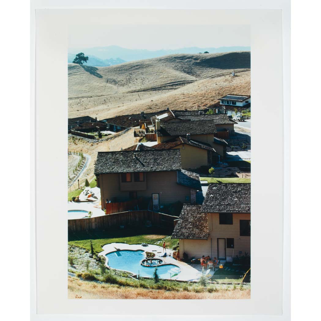 Lot image - OWENS, BILL (b. 1938)  Backyard with Pool