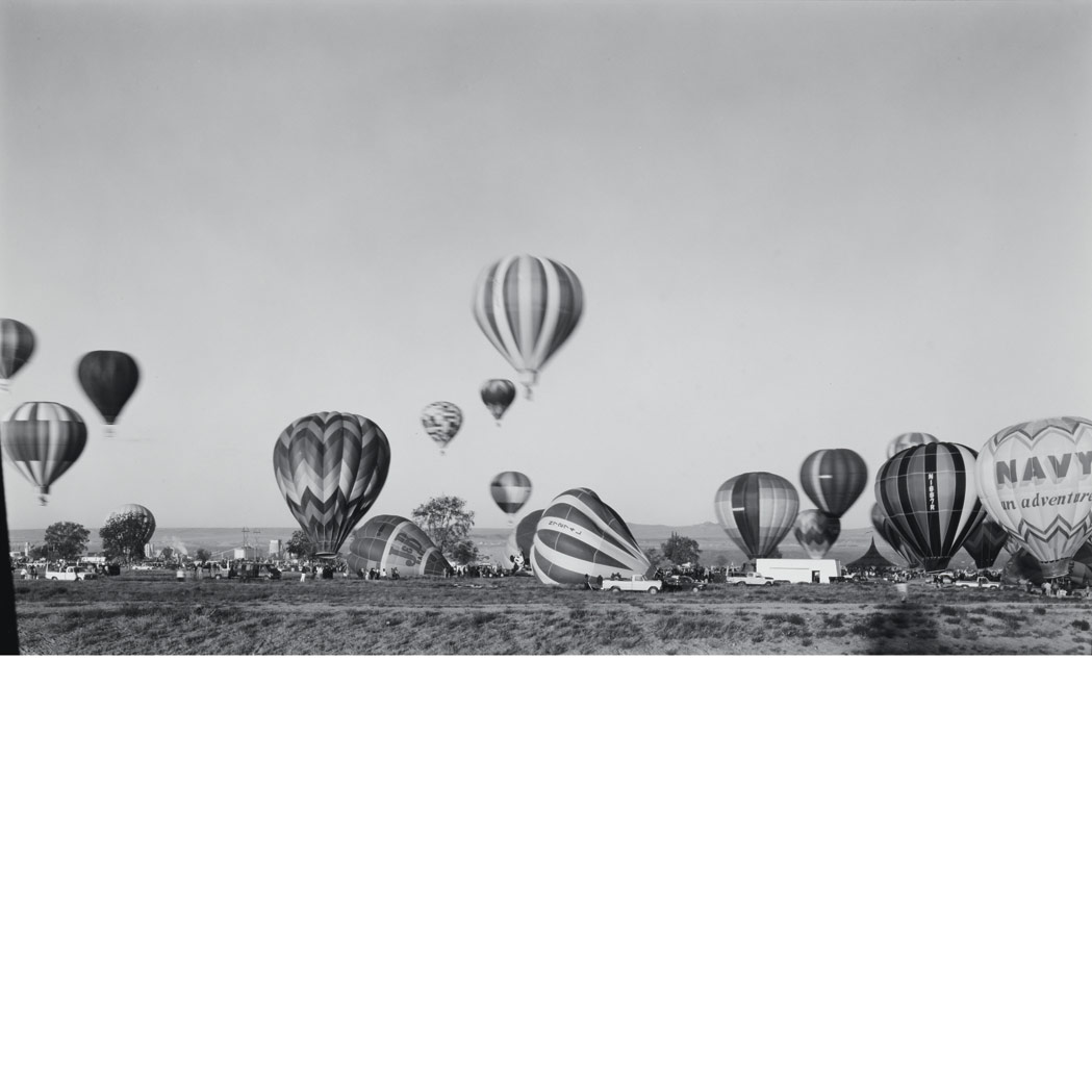 Lot image - SINSABAUGH, ART (1924-1983)  N.M LA # 17 1980 [Hot air balloons]