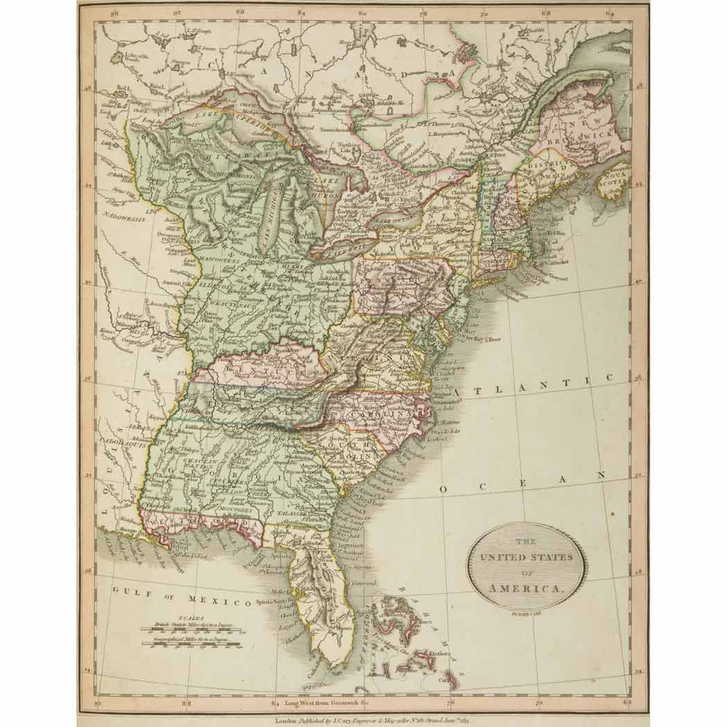 Lot image - [ATLAS] CARY, JOHN. Carys New Universal Atlas