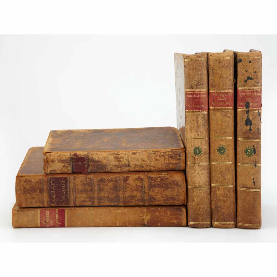 Lot image - [QUAKERS] CLARKSON, THOMAS. A Portraiture of Quakerism. Taken from a View of the Education and Discipline, Social Manners, Civi...