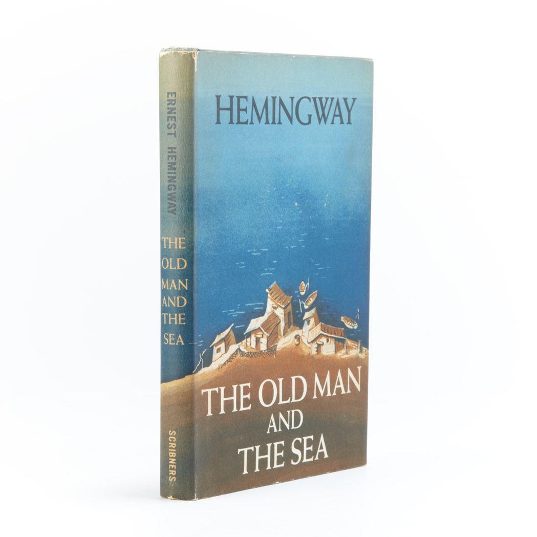 Lot image - HEMINGWAY, ERNEST Four titles. Comprising: The Old Man and the Sea. New York: Scribners, 1952. First edition (with se...
