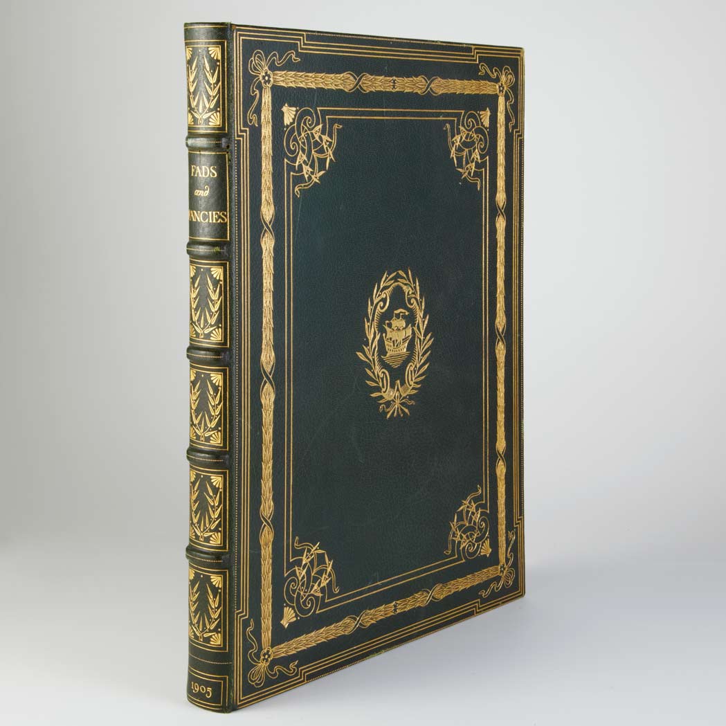 Lot image - [FINE BINDING] Fads and Fancies of Representative Americans at the Beginning of the Twentieth Century. New York: Town Topic...