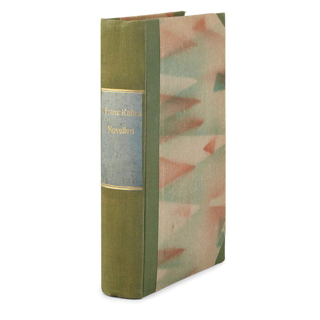 Lot image - KAFKA, FRANZ  Three first editions bound in one volume