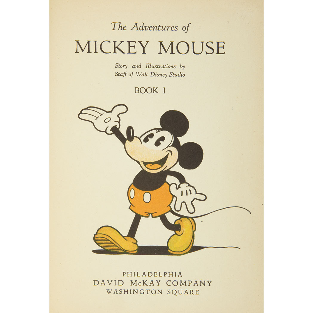 Lot image - [DISNEY]  The Adventures of Mickey Mouse ... Book 1