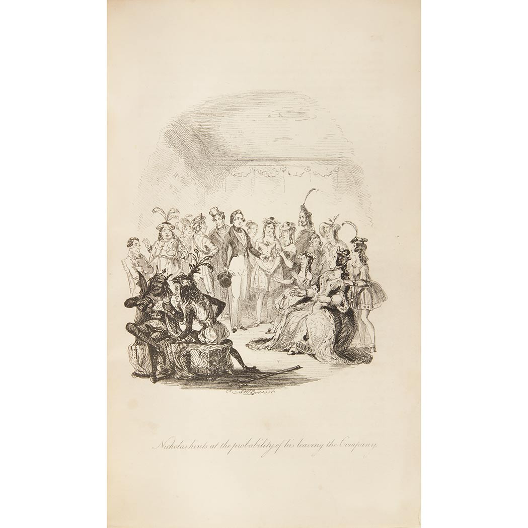 Lot image - DICKENS, CHARLES  Nicholas Nickleby