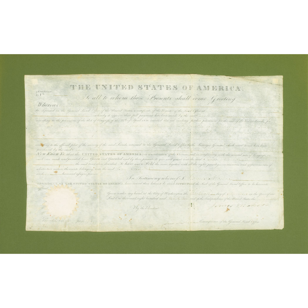 Lot image - MONROE, JAMES  Document Signed