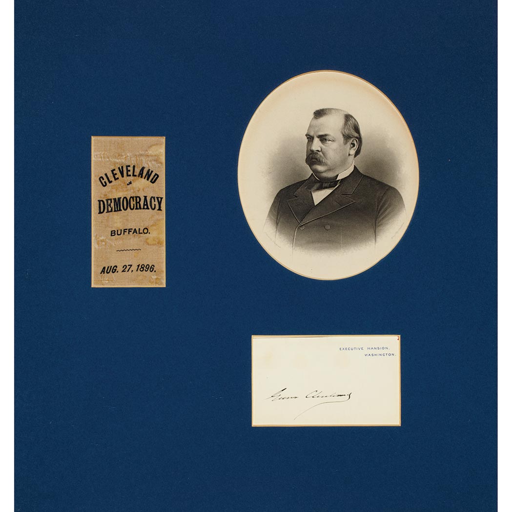 Lot image - [PRESIDENTS]  Three signed items