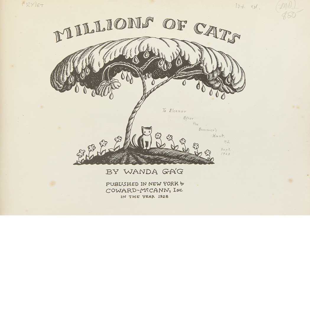 Lot image - GAG, WANDA  Millions of Cats