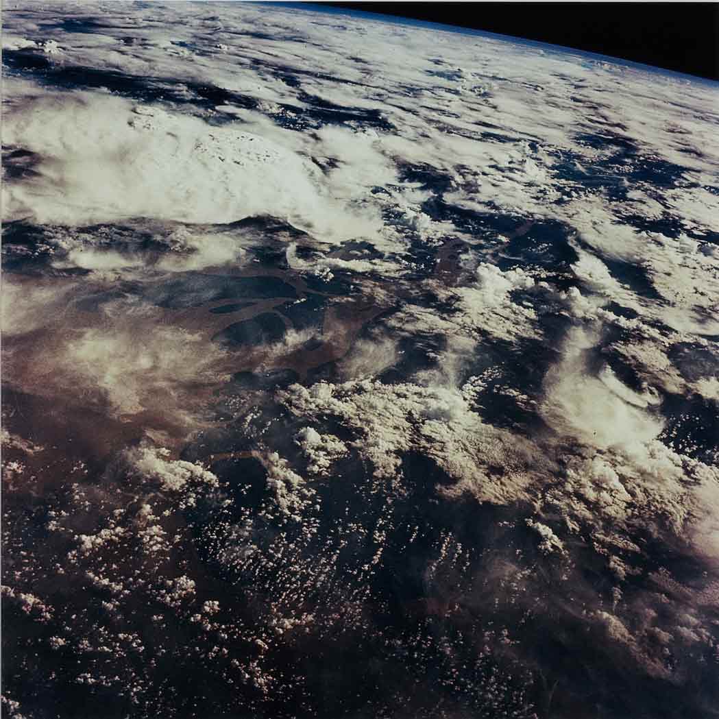 Lot image - [SPACE PHOTOGRAPHY]  View of Earth from Space.