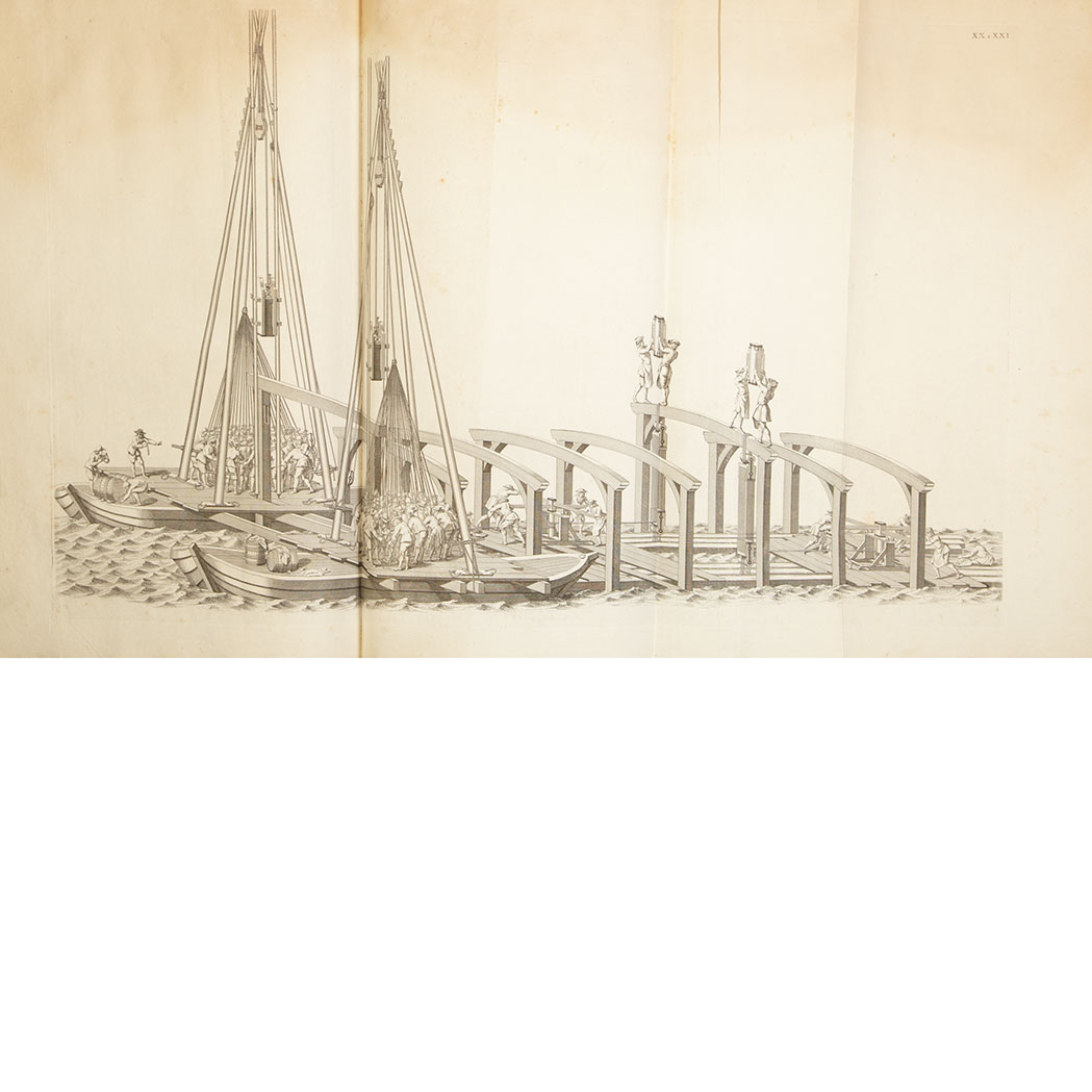 Lot image - [ENGINEERING]  HORST, TIELEMAN VAN DER. Theatrum machinarum universale