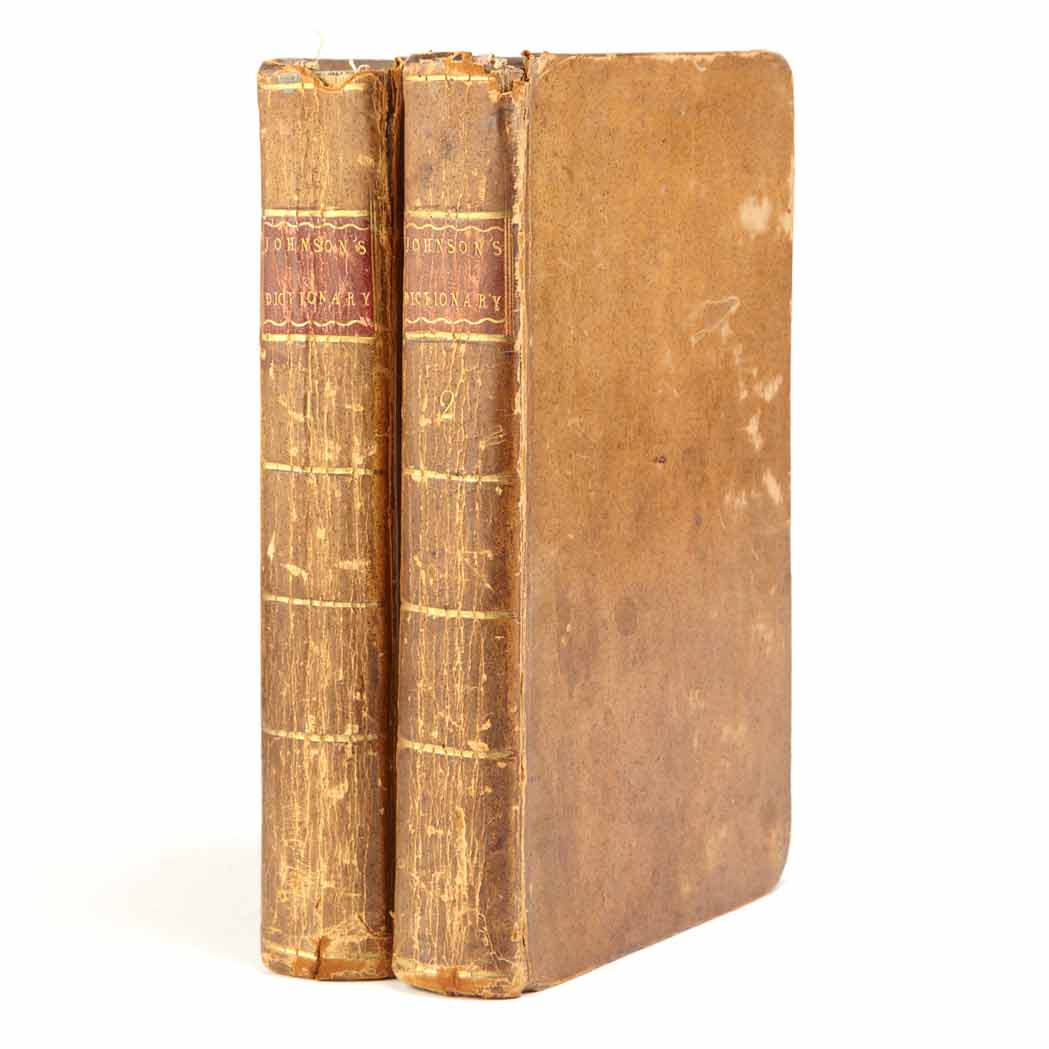 Lot image - JOHNSON, SAMUEL  A Dictionary of the English Language