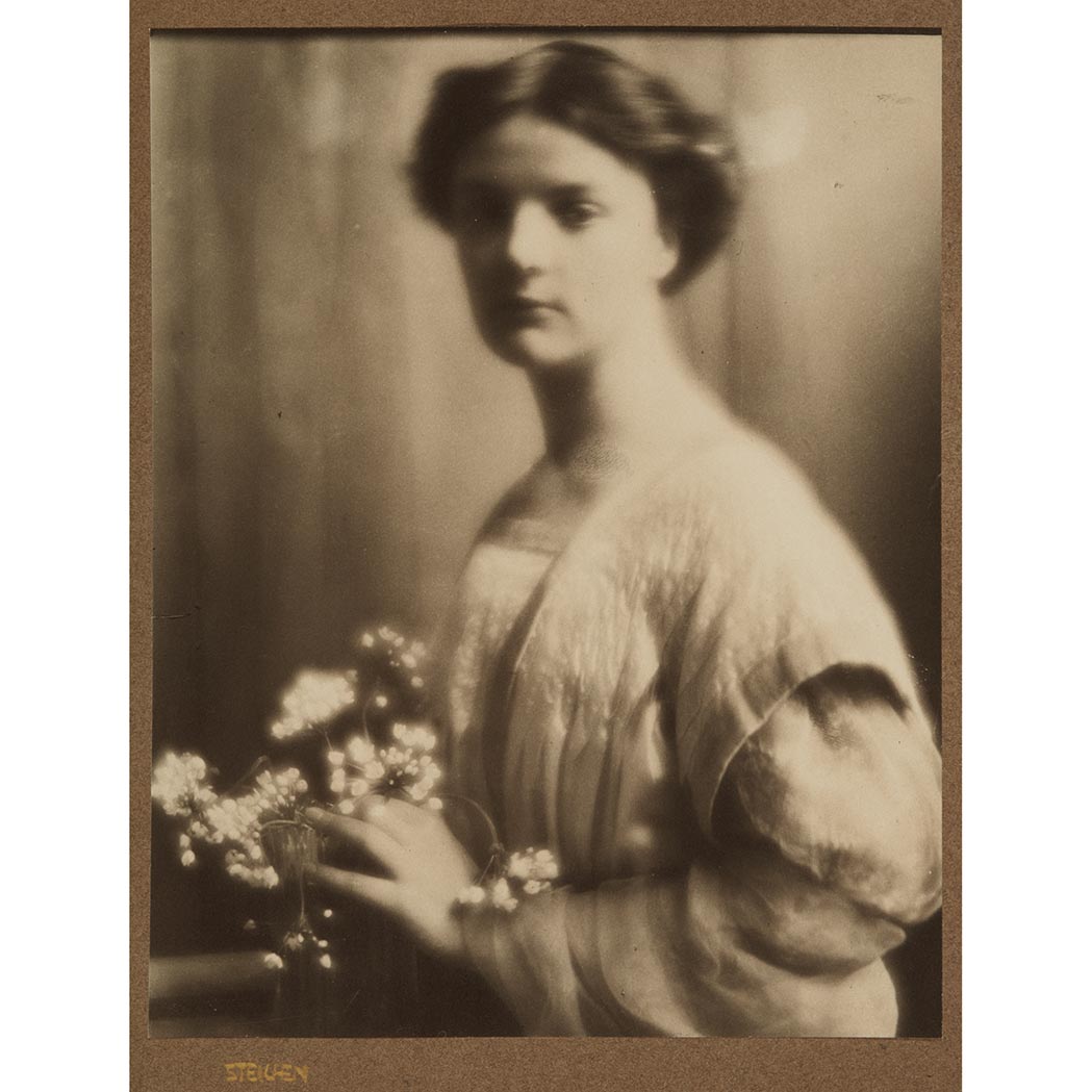 Lot image - STEICHEN, EDWARD (1879-1973)  [Portrait of Agnes Ernst Meyer]