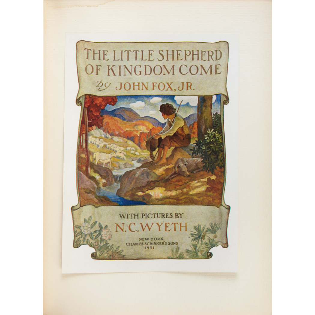 Lot image - [WYETH, N.C.]  FOX, JOHN WILLIAM. The Little Shepherd of Kingdom Come