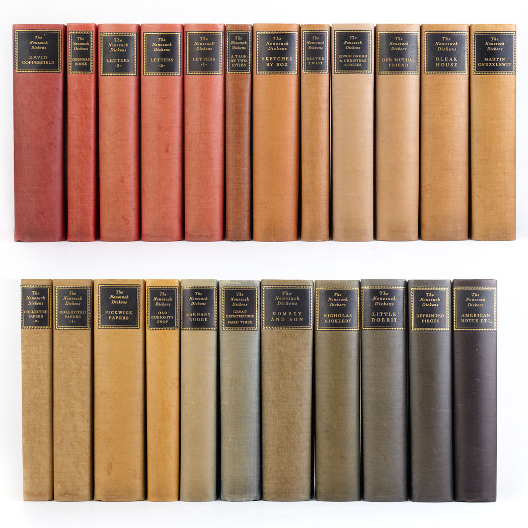 Lot image - [NONESUCH PRESS]  DICKENS, CHARLES. Works
