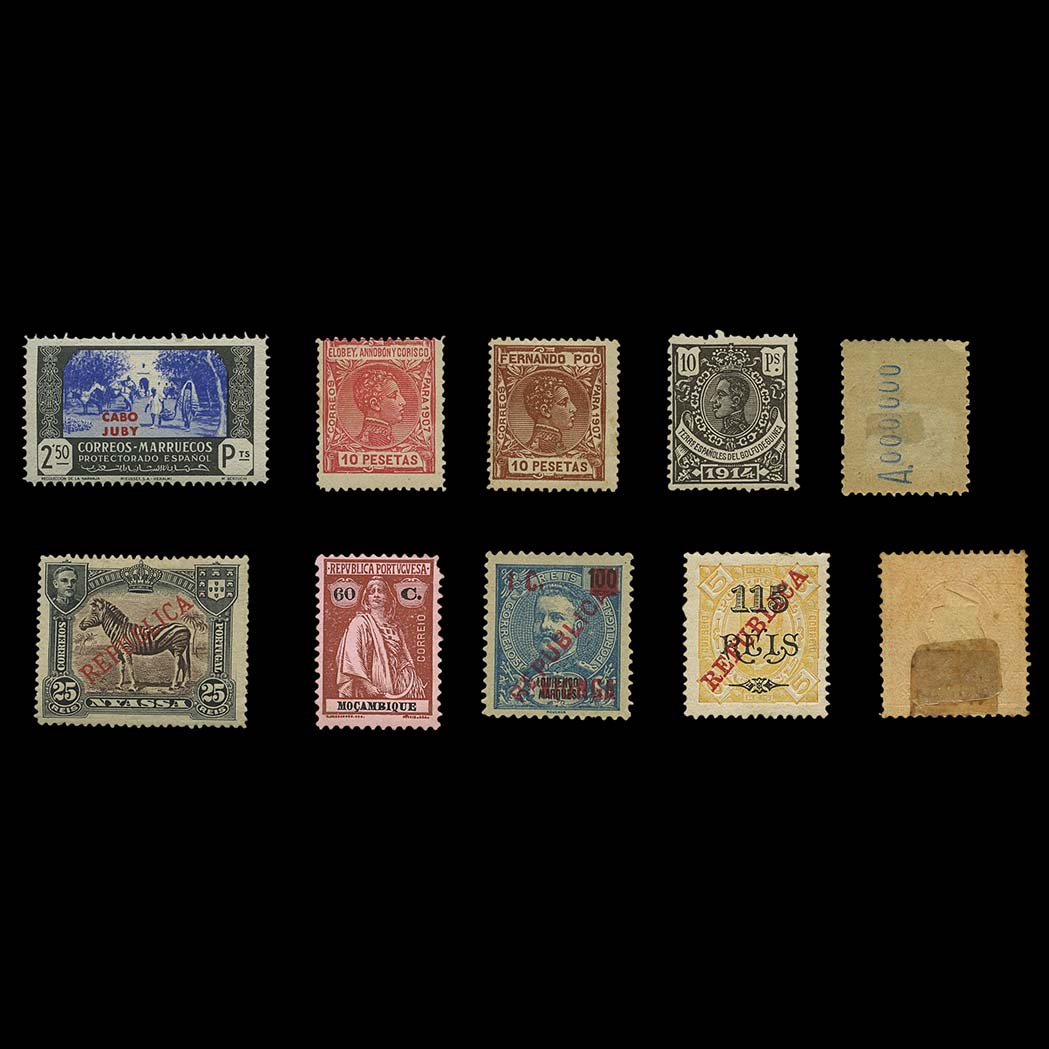 Lot image - Portuguese and Spanish Colonies Stamp Collection