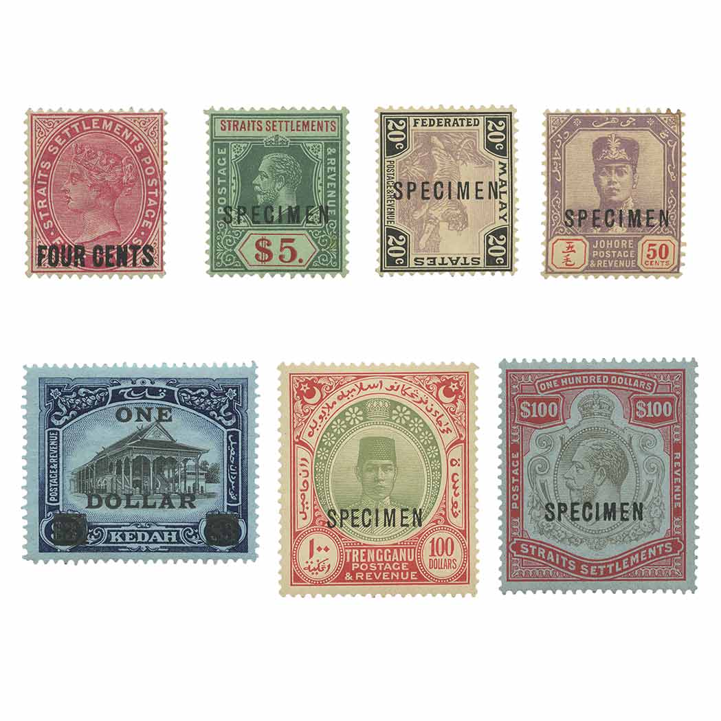 Lot image - Malaya and States Stamp Collection
