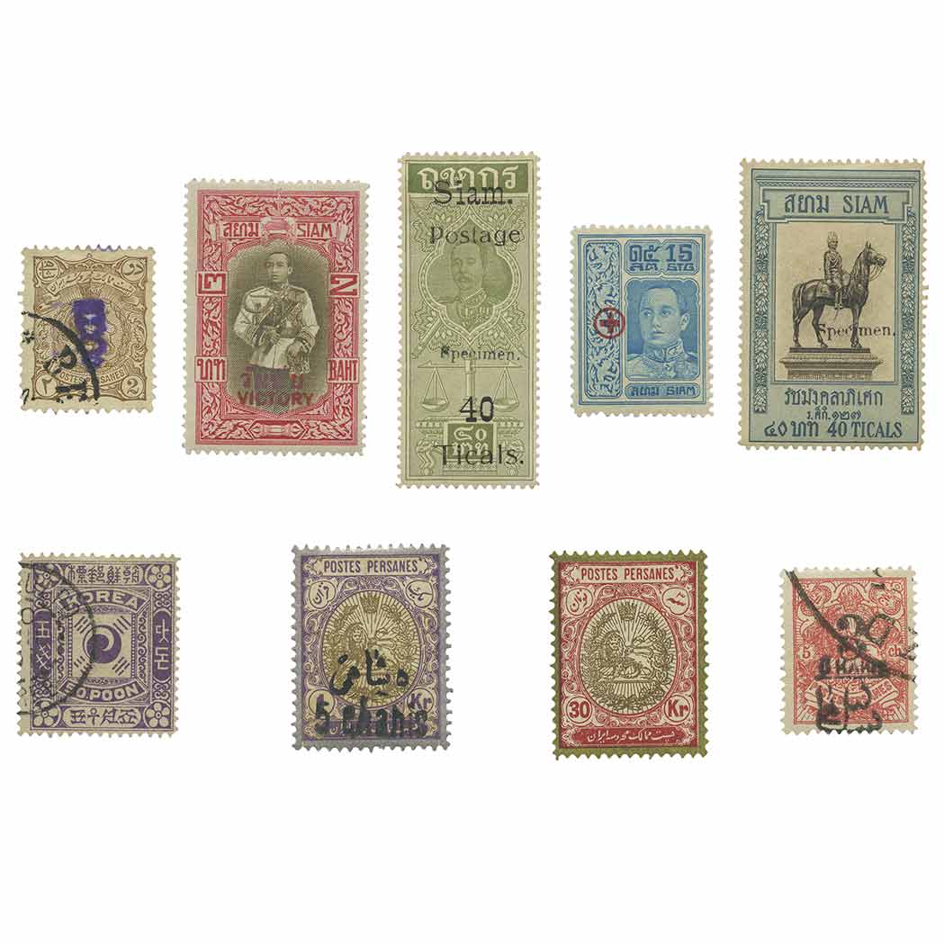 Lot image - Asian Area Stamp Collections