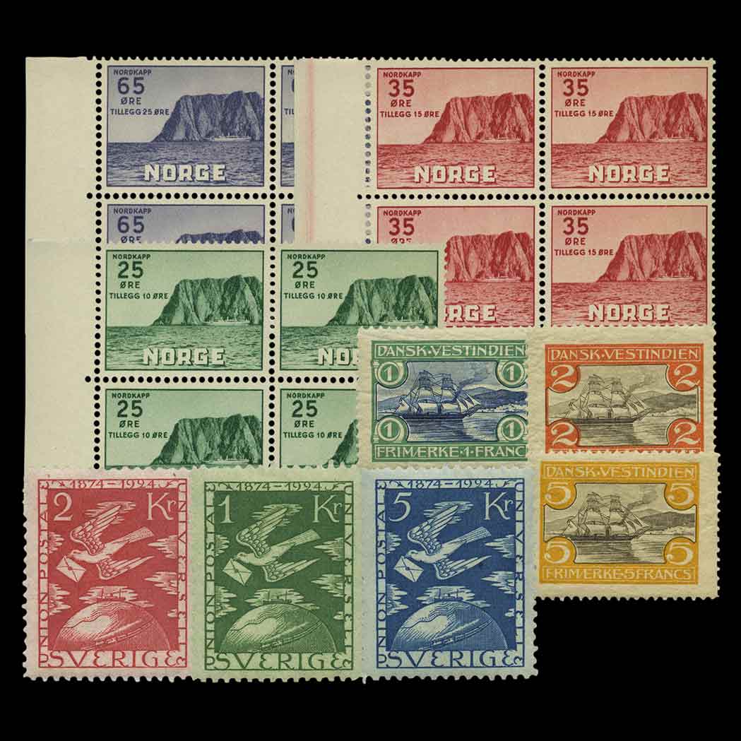 Lot image - Scandinavian Stamp Group