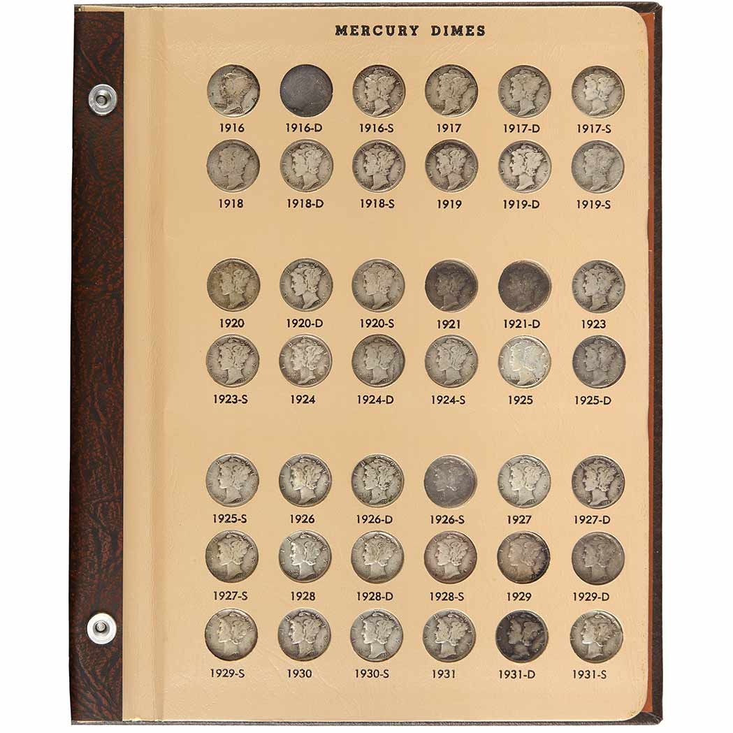 Lot image - United States Mercury Dimes