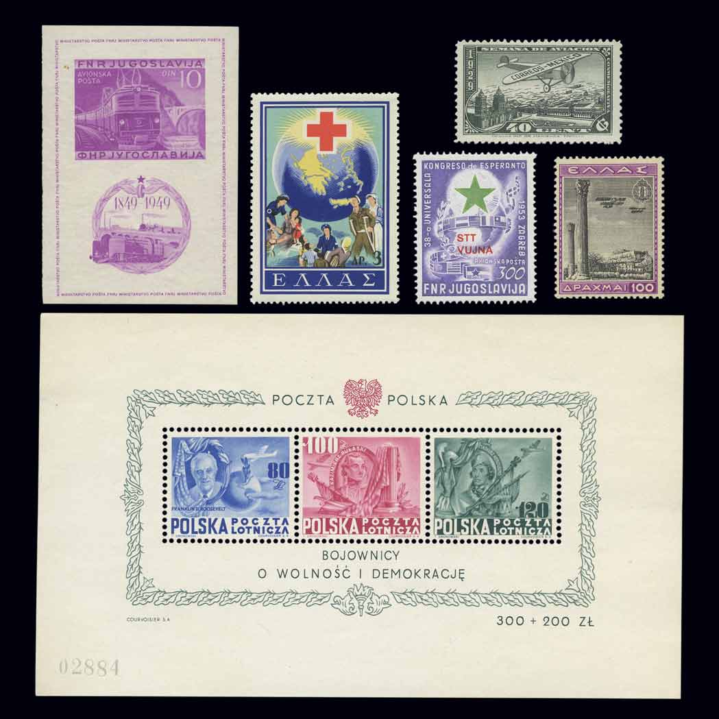 Lot image - Baltic, Americas and Eastern European Stamp Group