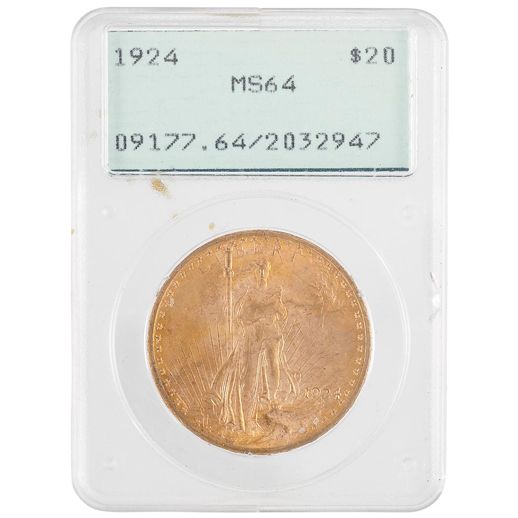 Lot image - United States 1924 $20 St. Gauden
