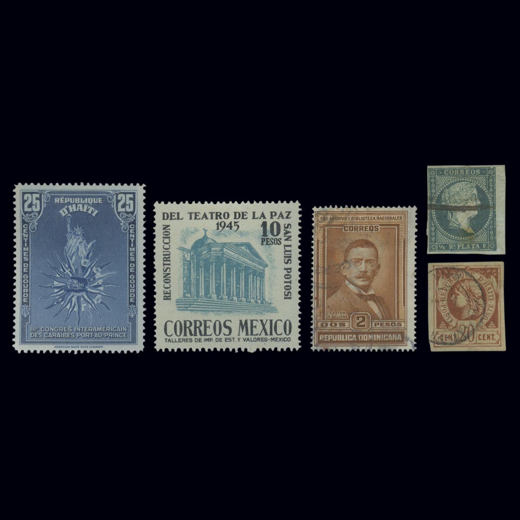 Lot image - Latin West Indies and Mexico Stamp Collection