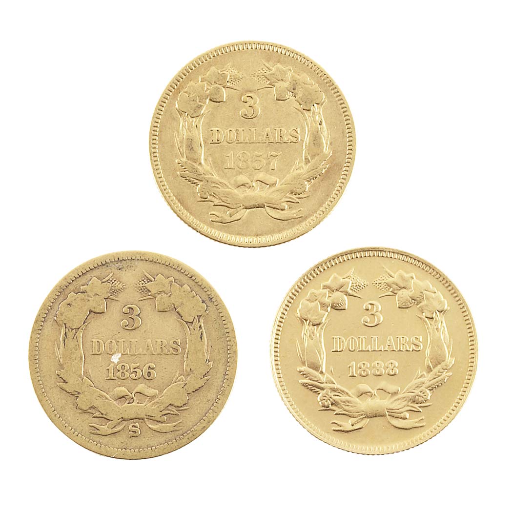 Lot image - United States 1878 $3 Princess PCGS MS63