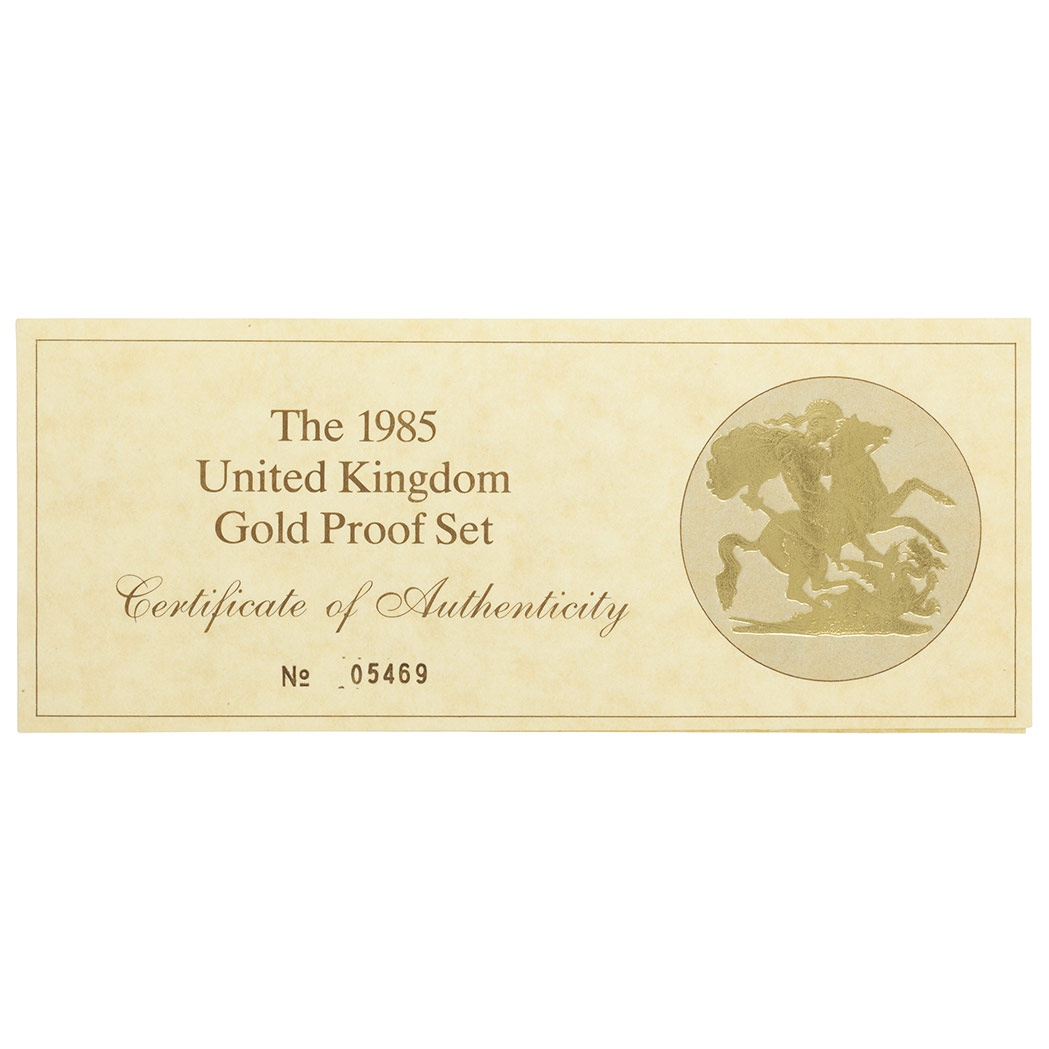 Lot image - Great Britain 1985 Gold Proof Set