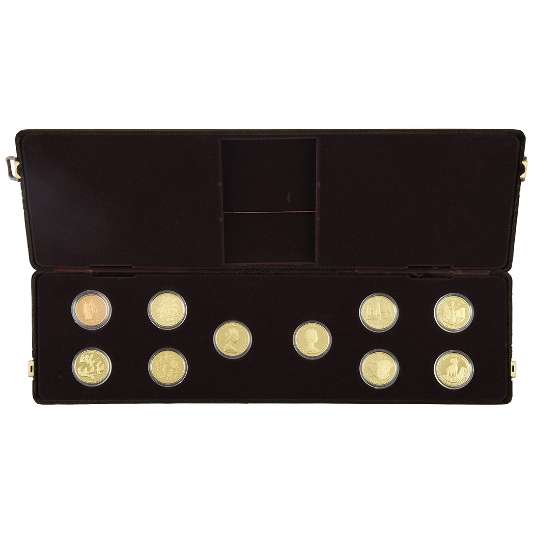 Lot image - Canada 1976 to 1985 Ten-Piece Gold Set