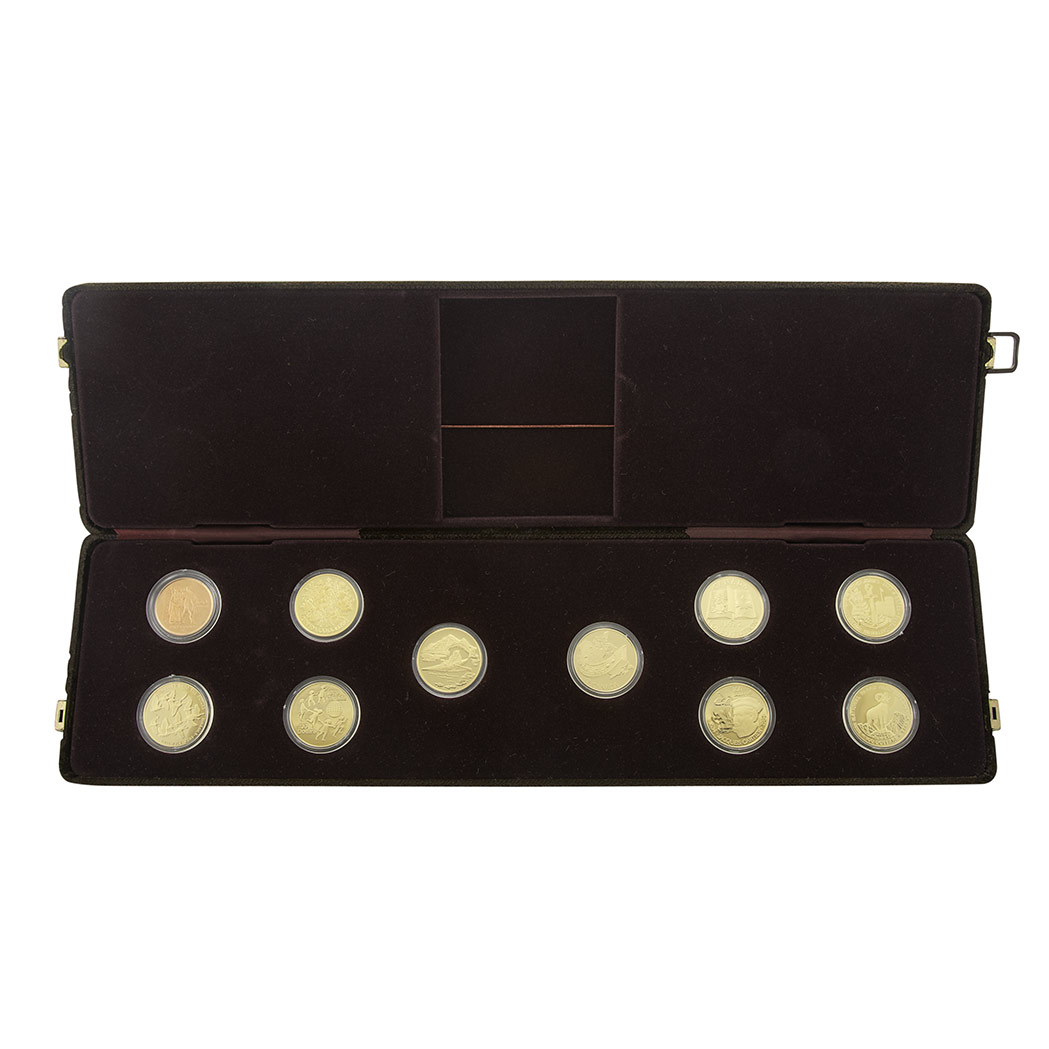 Lot image - Canada 1976 to 1985 Ten-Piece Gold Set