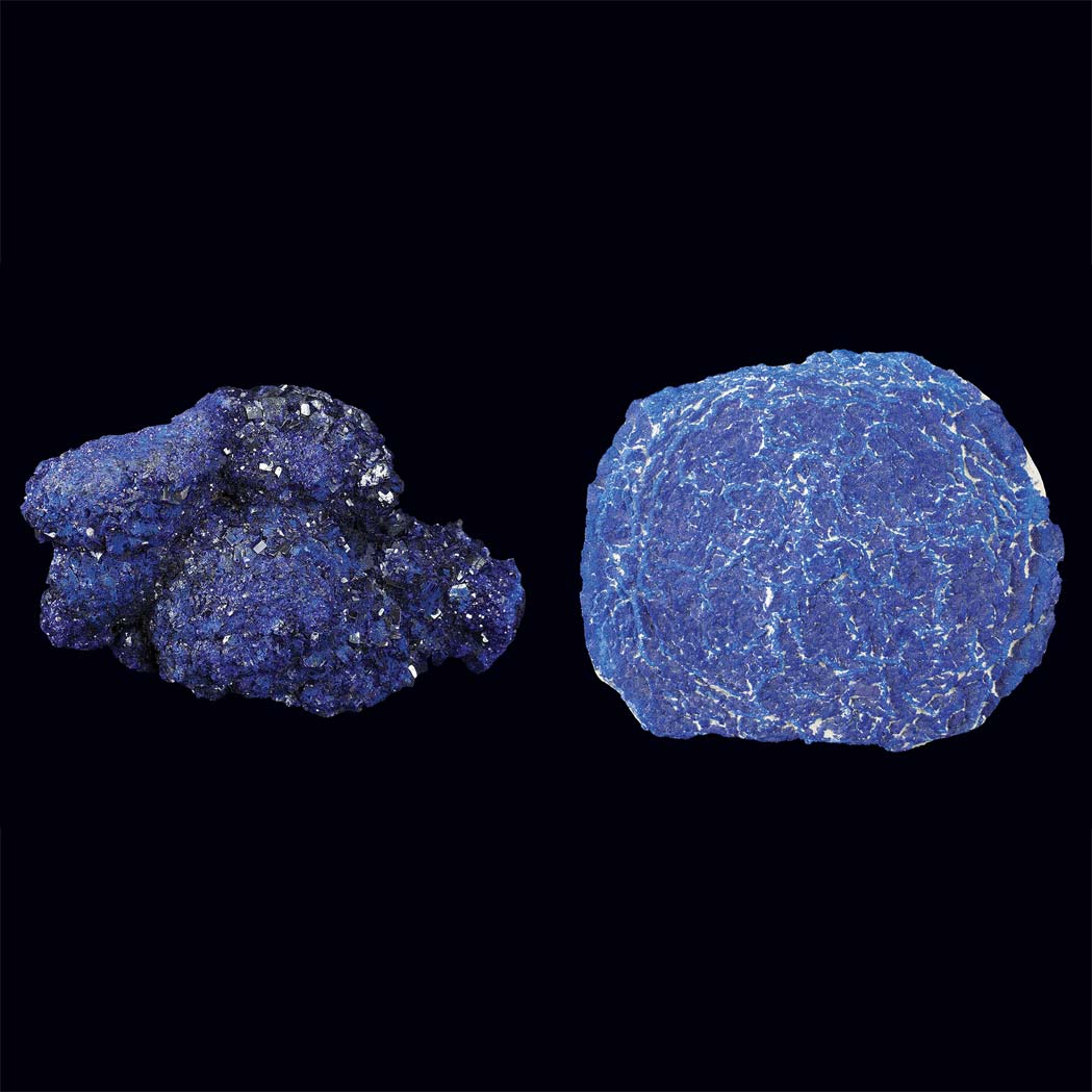 Lot image - Azurite and Azurite Sun Pair