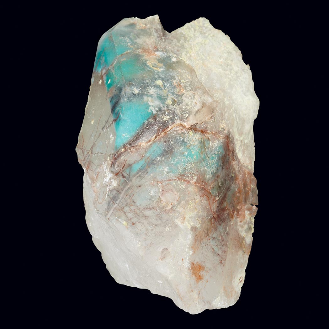 Lot image - Ajoite in Quartz