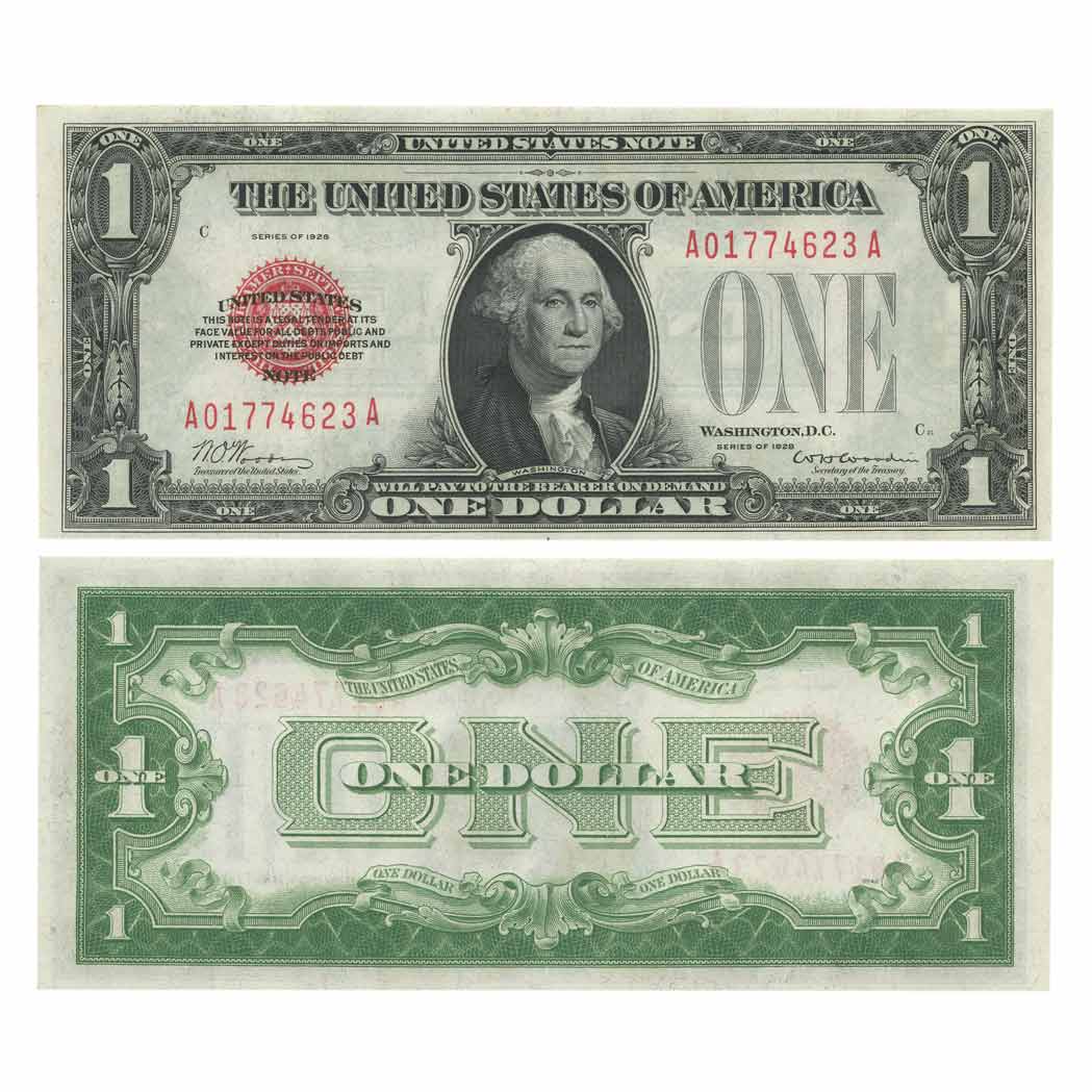 Lot image - United States 1928 $1 Legal Tender