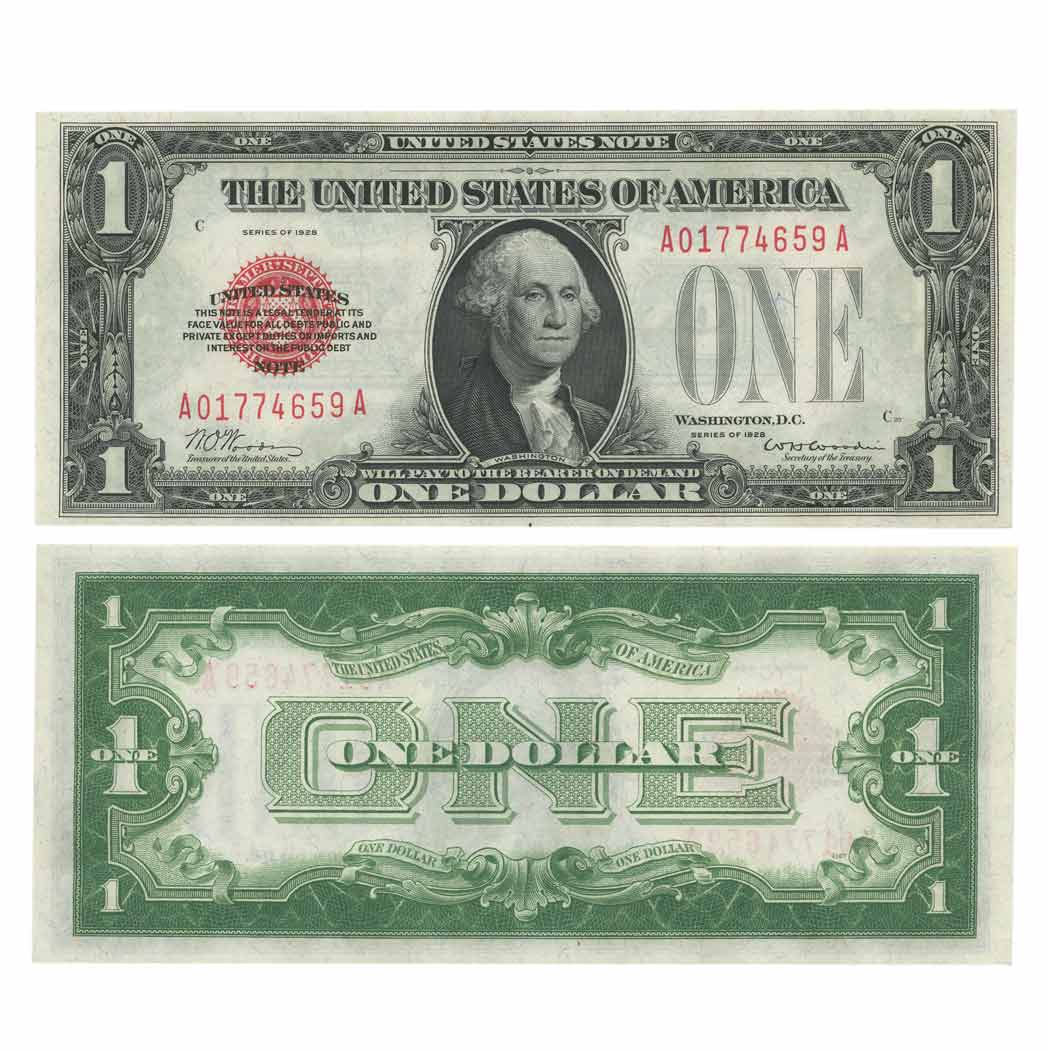 Lot image - United States 1928 $1 Legal Tender