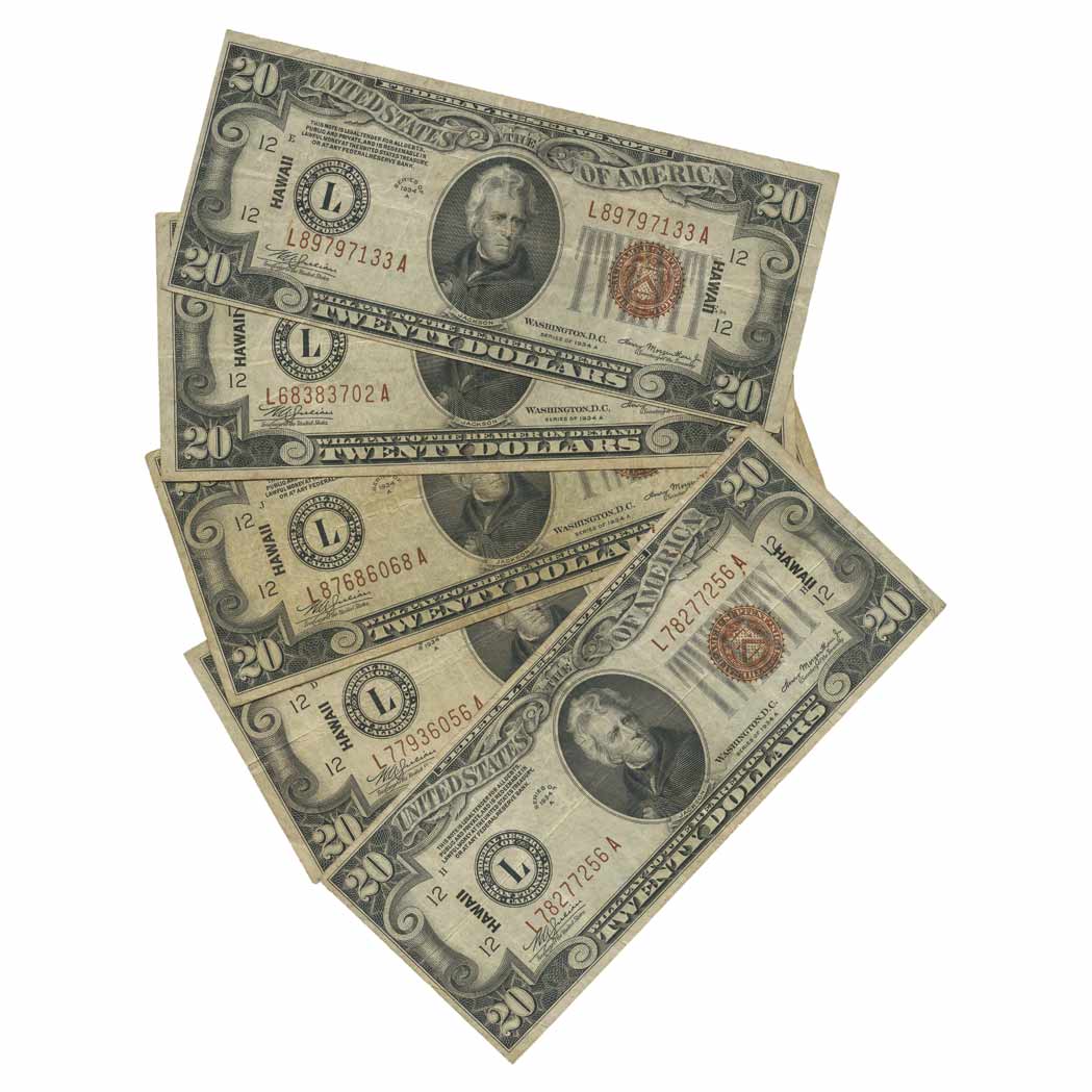 Lot image - United States Hawaii Notes