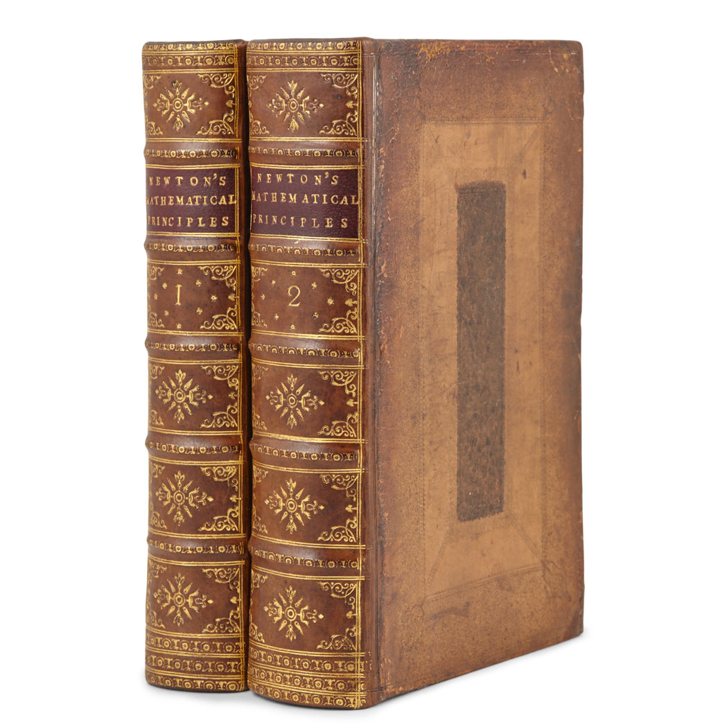 Lot image - NEWTON, ISAAC, SIR [MOTTE, ANDREW-TRANS.]  The Mathematical Principles of Natural Philosophy