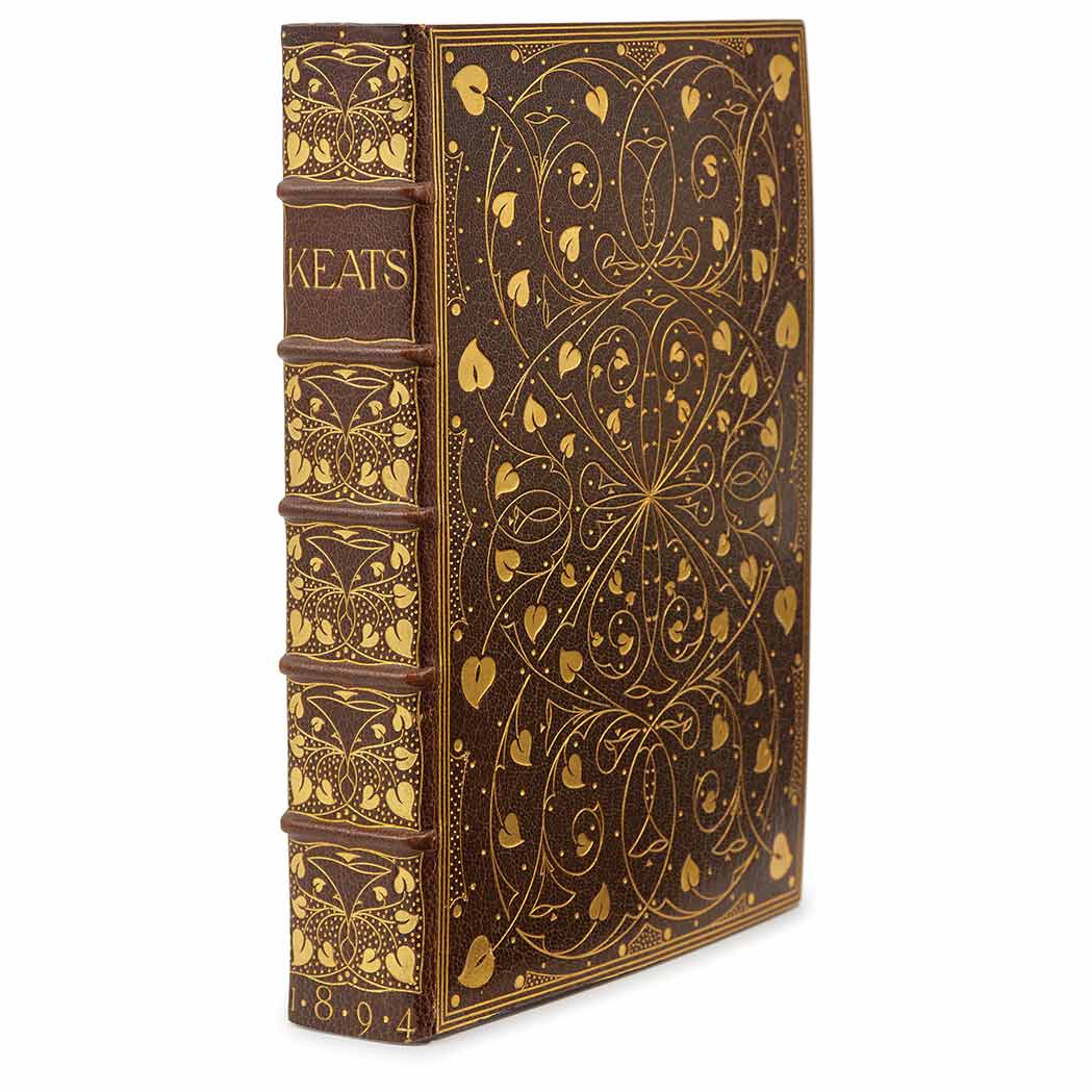 Lot image - [DOVES BINDING-KELMSCOTT PRESS]  The Poems of John Keats